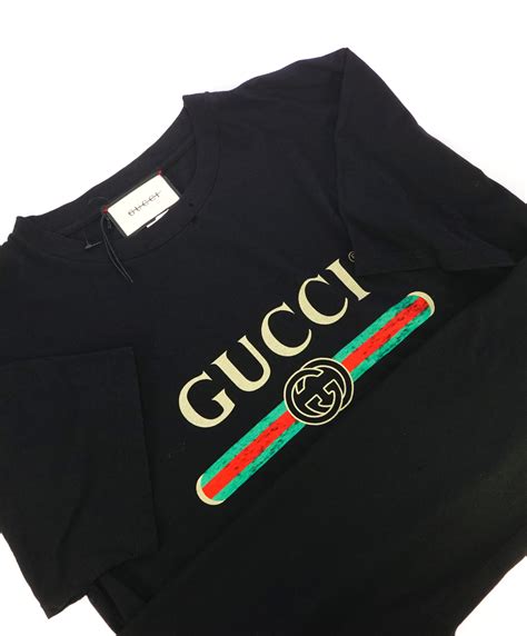 t shirt gucci vintage homme|authentic gucci shirt.